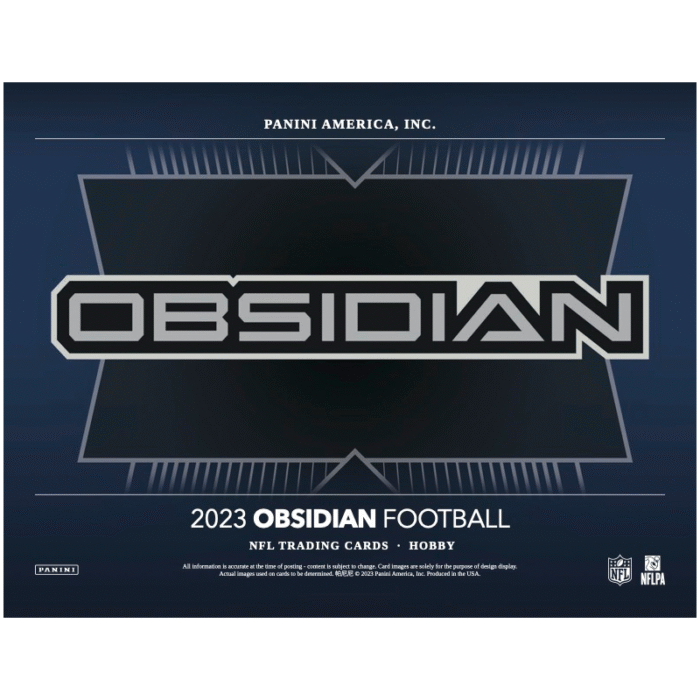 2023 Panini Obsidian Football Hobby 12 Box Case