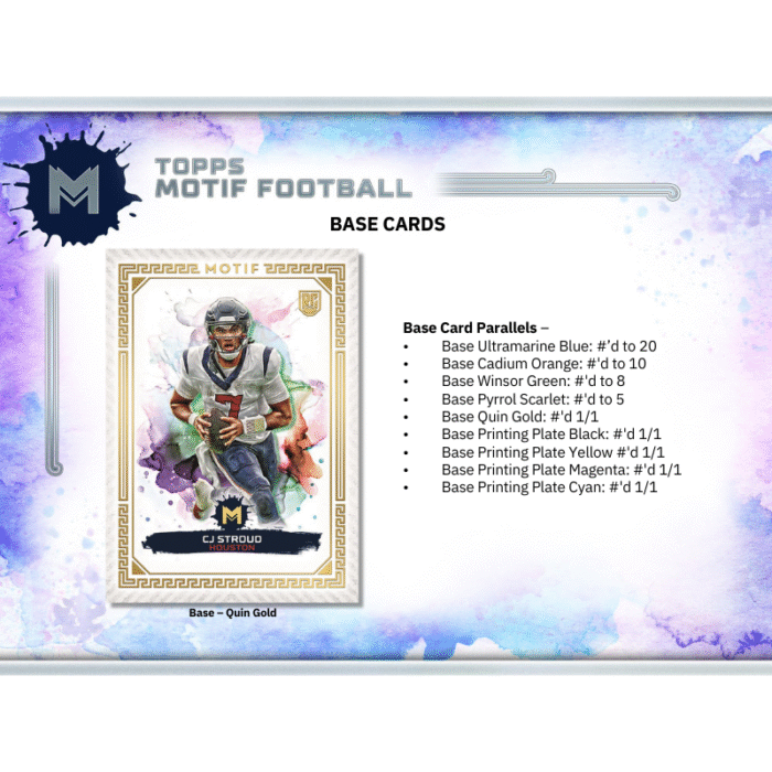 2023 Topps Motif Football Hobby 3 Box Case