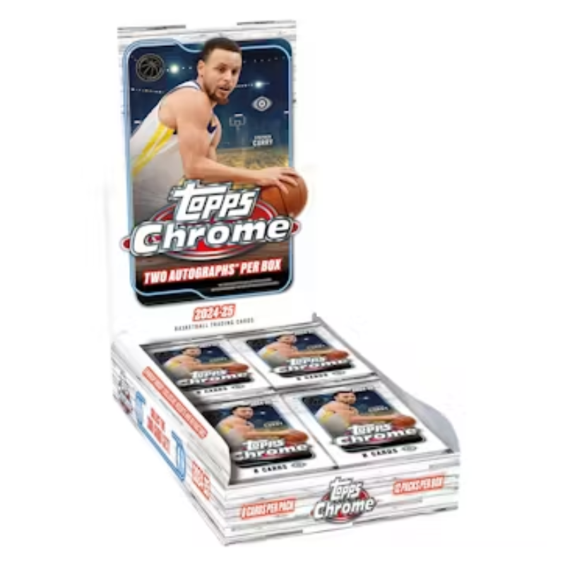 2024/25 Topps Chrome Basketball Hobby 12 Box Case