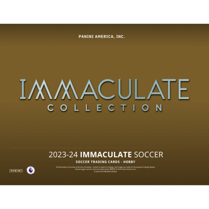 2024 Panini Immaculate Soccer Hobby 6 Box Case