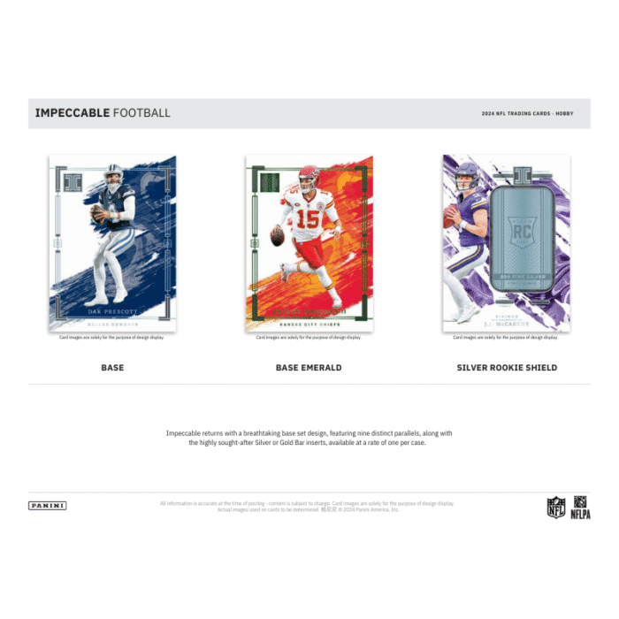 2024 Panini Impeccable Football Hobby Box