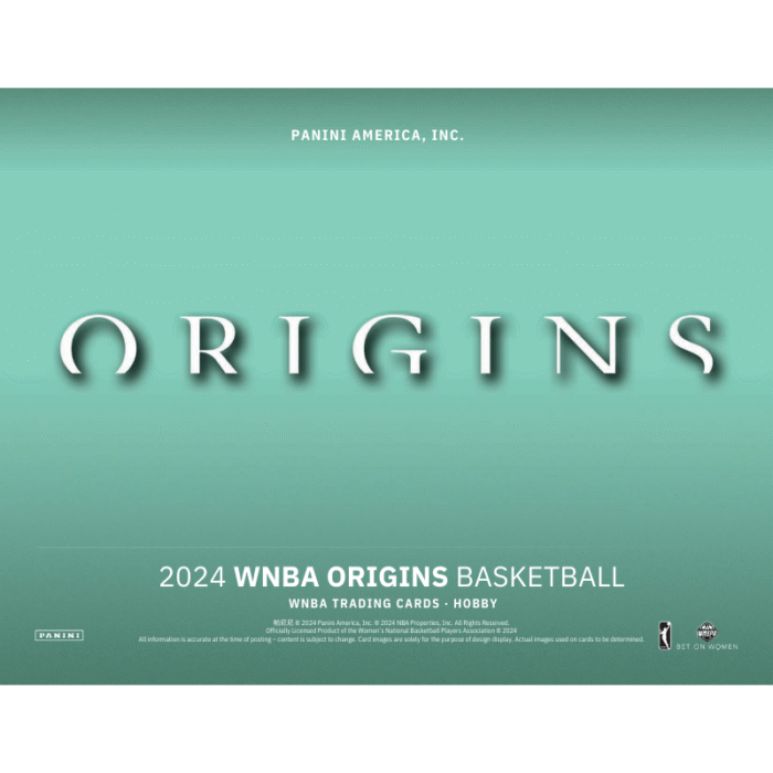 2024 Panini Origins WNBA Basketball Hobby Box