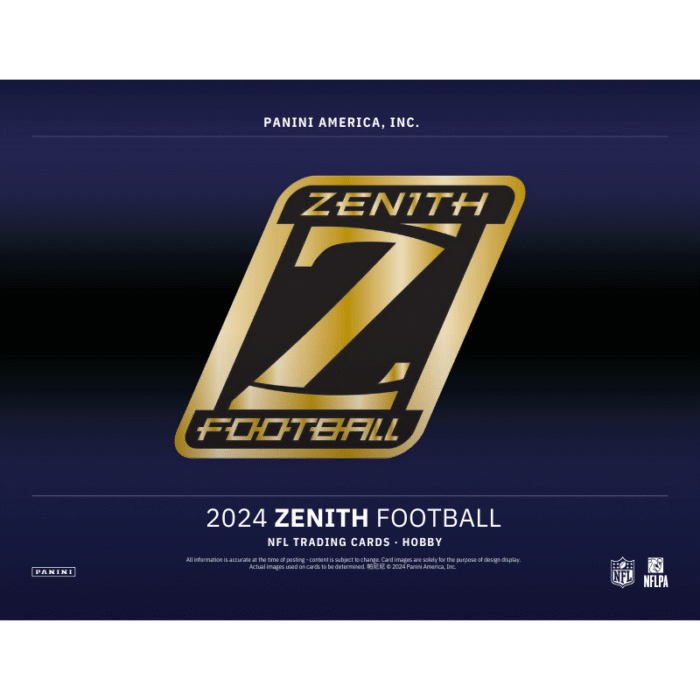 2024 Panini Zenith Football Hobby 12 Box Case