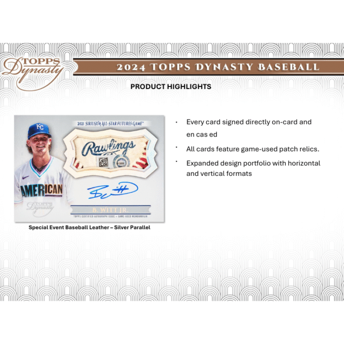 2024 Topps Dynasty Baseball Hobby Box