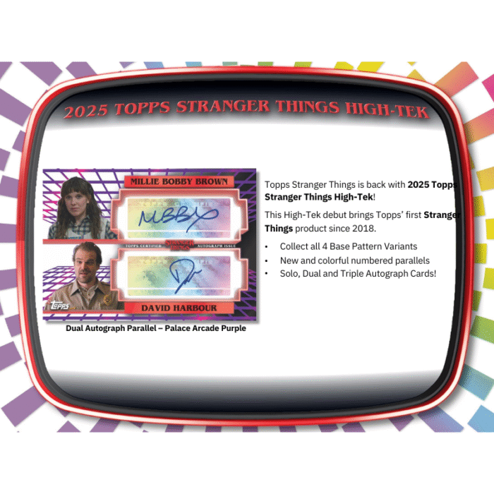 2025 Topps Stranger Things High-Tek Hobby Box