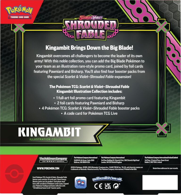 PokÃ©mon TCG: Scarlet & Violet - Shrouded Fable - Kingambit Illustration Rare Box - EN