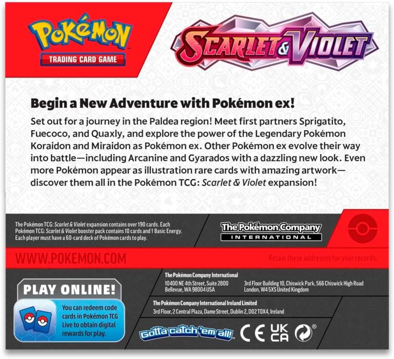 Pokémon TCG: Scarlet & Violet Booster Display Box (36 Packs)