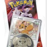 Pokemon TCG Trading Card Game Scarlet and Violet Destined Rival Single Pack Booster with Coin and Promo Card (Eevee)
